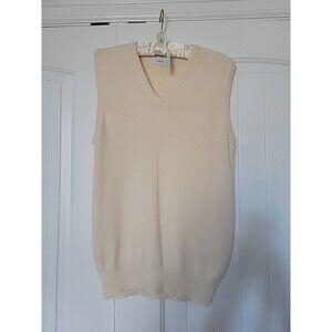 Vintage Christian Dior 100% Orlon Acrylic Sweater Vest Mens MADE IN USA (Size m)